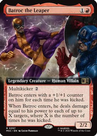 Batroc the Leaper (Extended Art) -  Foil (MSC-357) - Commander: Marvel Super Heroes