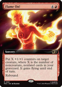 Flame On! (Extended Art) -  (MSC-361) - Commander: Marvel Super Heroes