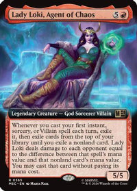 Lady Loki, Agent of Chaos (Extended Art) -  (MSC-365) - Commander: Marvel Super Heroes