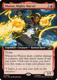 Photon, Mighty Marvel (Extended Art) -  (MSC-369) - Commander: Marvel Super Heroes