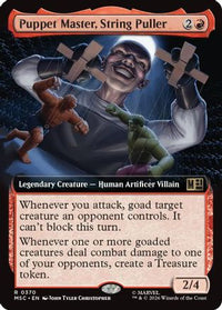 Puppet Master, String Puller (Extended Art) -  Foil (MSC-370) - Commander: Marvel Super Heroes