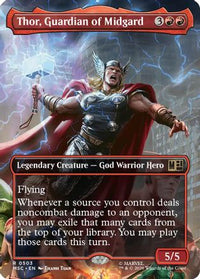 Thor, Guardian of Midgard (Borderless) -  (MSC-503) - Commander: Marvel Super Heroes
