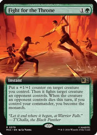 Fight for the Throne (Extended Art) -  (MSC-379) - Commander: Marvel Super Heroes