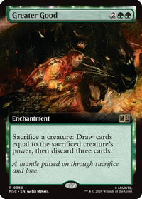 Greater Good (Extended Art) -  (MSC-380) - Commander: Marvel Super Heroes