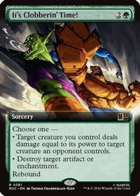 It's Clobberin' Time! (Extended Art) -  (MSC-381) - Commander: Marvel Super Heroes