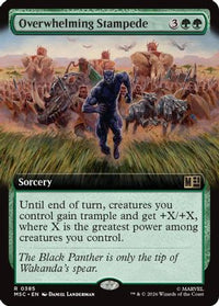 Overwhelming Stampede (Extended Art) -  (MSC-385) - Commander: Marvel Super Heroes