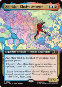 Ant-Man, Elusive Avenger (Extended Art) -  Foil (MSC-390) - Commander: Marvel Super Heroes