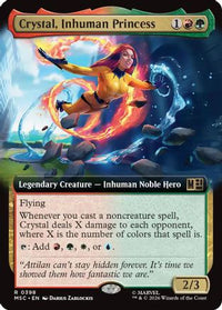 Crystal, Inhuman Princess (Extended Art) -  (MSC-398) - Commander: Marvel Super Heroes