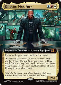 Director Nick Fury (Extended Art) -  Foil (MSC-399) - Commander: Marvel Super Heroes