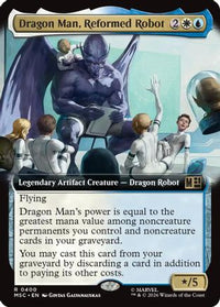 Dragon Man, Reformed Robot (Extended Art) -  Foil (MSC-400) - Commander: Marvel Super Heroes