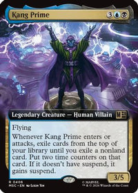 Kang Prime (Extended Art) -  Foil (MSC-406) - Commander: Marvel Super Heroes