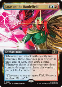 Love on the Battlefield (Extended Art) -  Foil (MSC-408) - Commander: Marvel Super Heroes