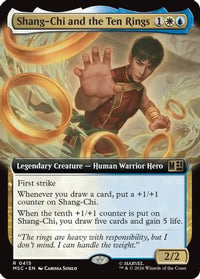 Shang-Chi and the Ten Rings (Extended Art) -  (MSC-415) - Commander: Marvel Super Heroes