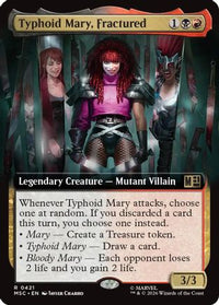 Typhoid Mary, Fractured (Extended Art) -  (MSC-421) - Commander: Marvel Super Heroes