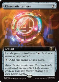 Chromatic Lantern (Extended Art) -  (MSC-428) - Commander: Marvel Super Heroes