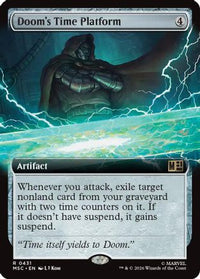 Doom's Time Platform (Extended Art) -  Foil (MSC-431) - Commander: Marvel Super Heroes