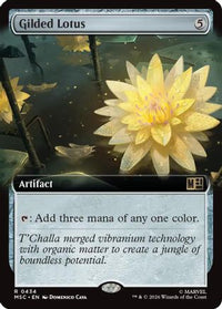 Gilded Lotus (Extended Art) -  Foil (MSC-434) - Commander: Marvel Super Heroes