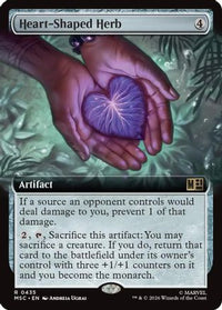 Heart-Shaped Herb (Extended Art) -  Foil (MSC-435) - Commander: Marvel Super Heroes