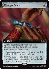 Kimoyo Beads (Extended Art) -  Foil (MSC-440) - Commander: Marvel Super Heroes