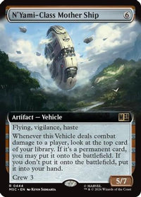 N'Yami-Class Mother Ship (Extended Art) -  (MSC-444) - Commander: Marvel Super Heroes