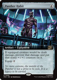 Panther Habit (Extended Art) -  (MSC-446) - Commander: Marvel Super Heroes