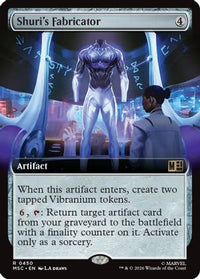 Shuri's Fabricator (Extended Art) -  (MSC-450) - Commander: Marvel Super Heroes