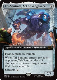 Tri-Sentinel, Act of Vengeance (Extended Art) -  (MSC-456) - Commander: Marvel Super Heroes