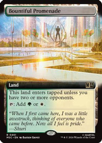 Bountiful Promenade (Extended Art) -  Foil (MSC-461) - Commander: Marvel Super Heroes