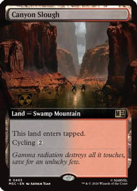 Canyon Slough (Extended Art) -  (MSC-463) - Commander: Marvel Super Heroes