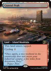 Coastal Peak (Extended Art) -  Foil (MSC-467) - Commander: Marvel Super Heroes