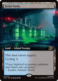 Fetid Pools (Extended Art) -  (MSC-472) - Commander: Marvel Super Heroes