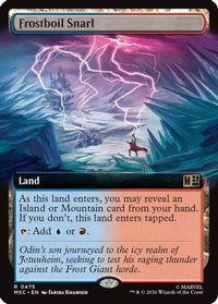 Frostboil Snarl (Extended Art) -  (MSC-475) - Commander: Marvel Super Heroes