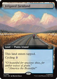 Irrigated Farmland (Extended Art) -  Foil (MSC-481) - Commander: Marvel Super Heroes