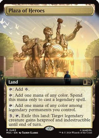 Plaza of Heroes (Extended Art) -  (MSC-483) - Commander: Marvel Super Heroes