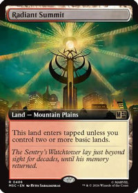 Radiant Summit (Extended Art) -  Foil (MSC-486) - Commander: Marvel Super Heroes