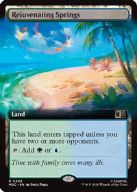Rejuvenating Springs (Extended Art) -  (MSC-488) - Commander: Marvel Super Heroes