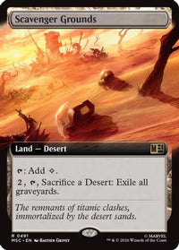 Scavenger Grounds (Extended Art) -  (MSC-491) - Commander: Marvel Super Heroes