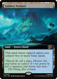 Sodden Verdure (Extended Art) -  (MSC-494) - Commander: Marvel Super Heroes