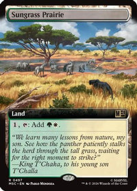 Sungrass Prairie (Extended Art) -  (MSC-497) - Commander: Marvel Super Heroes