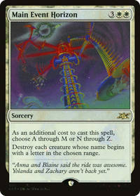 Main Event Horizon (Galaxy Foil) [Unfinity]