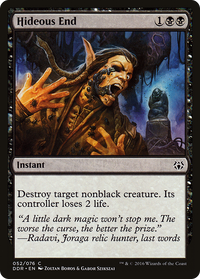 Hideous End [Duel Decks: Nissa vs. Ob Nixilis]