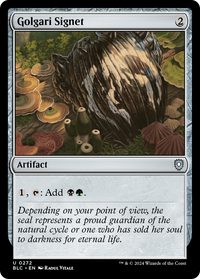Golgari Signet [Bloomburrow Commander]