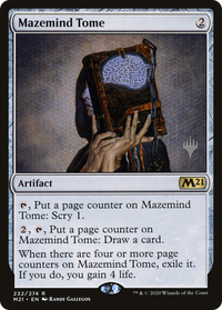 Mazemind Tome (Promo Pack) [Core Set 2021 Promos]