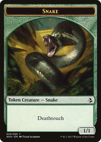 Snake Token [Amonkhet Tokens]