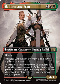 Balthier and Fran (Borderless) (0319) -  (Borderless) (FIN-319) - FINAL FANTASY