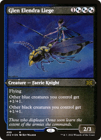 Glen Elendra Liege (Foil Etched) -  Foil (2X2-499) - Double Masters 2022