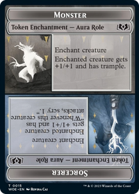 Monster // Sorcerer (WOE-015) - Wilds of Eldraine Tokens Foil