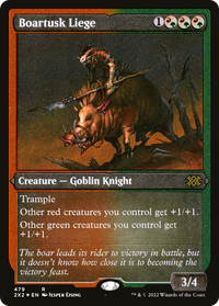 Boartusk Liege (Foil Etched) -  Foil (2X2-479) - Double Masters 2022