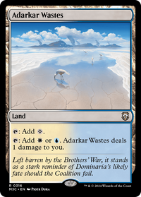 Adarkar Wastes -  Foil (M3C-316) - Modern Horizons 3 Commander