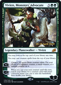 Vivien, Monsters' Advocate [Ikoria: Lair of Behemoths Prerelease Promos]